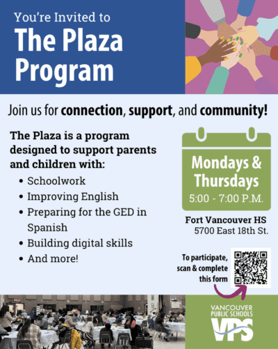 The Plaza Program Mondays & Thursday 5 p.m.– 7 p.m. beginning Oct. 13, 2025